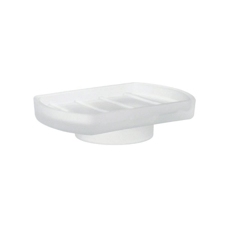 Smedbo Xtra Spare Frosted Glass Soap Dish L348