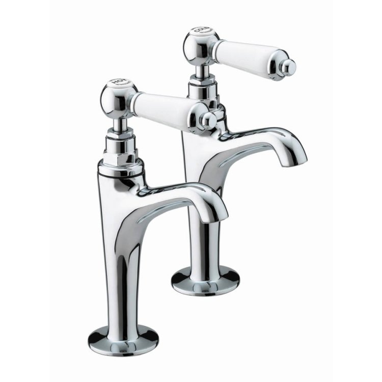 Bristan Renaissance High Neck Kitchen Pillar Taps