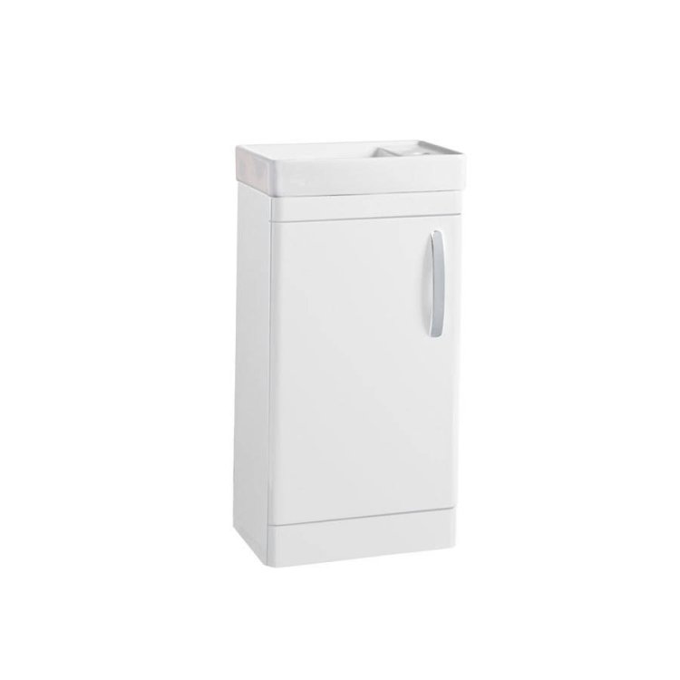 Tavistock Compass 450mm Gloss White Cloakroom Unit & Basin