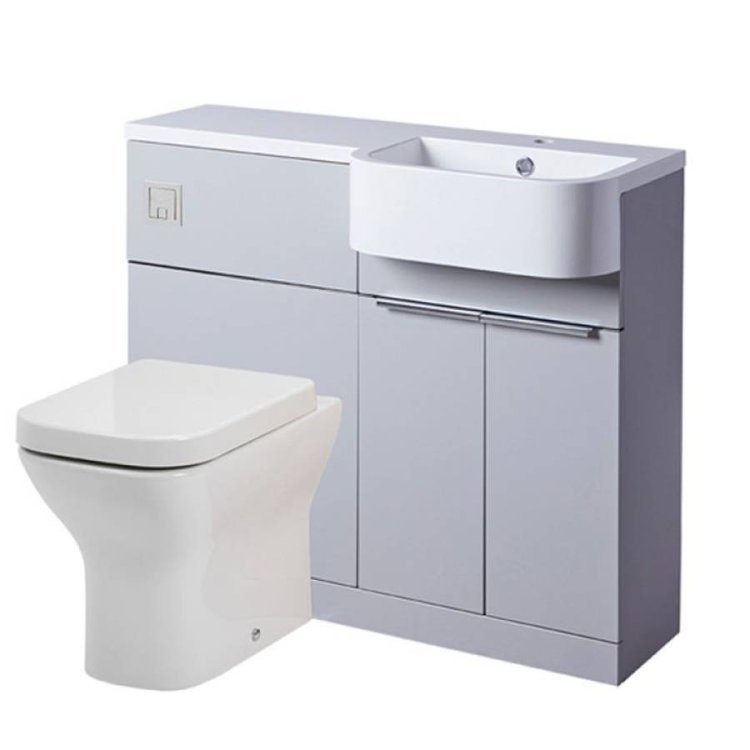 Tavistock-Match-1000mm-Gloss-Light-Grey-Right-Handed-Unit-&-Basin