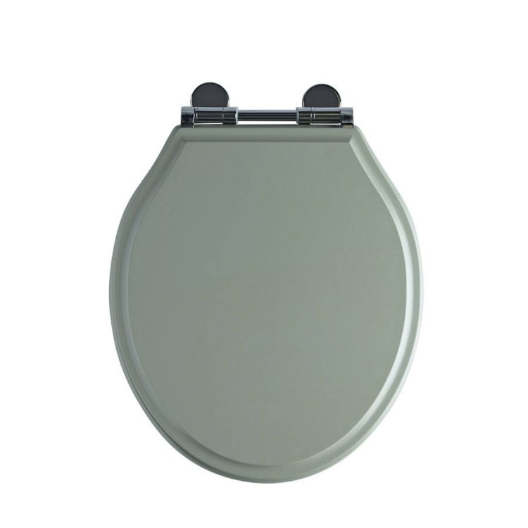 Tavistock Vitoria Soft Close Pebble Grey Wooden Toilet Seat