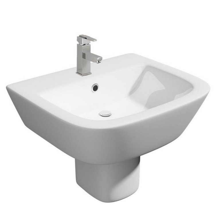 Kartell Project Round 540mm Basin & Semi Pedestal