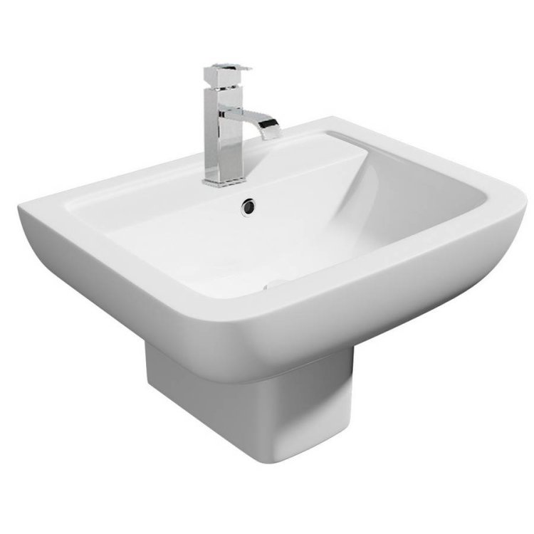 Kartell Options 600 550mm Basin & Semi Pedestal