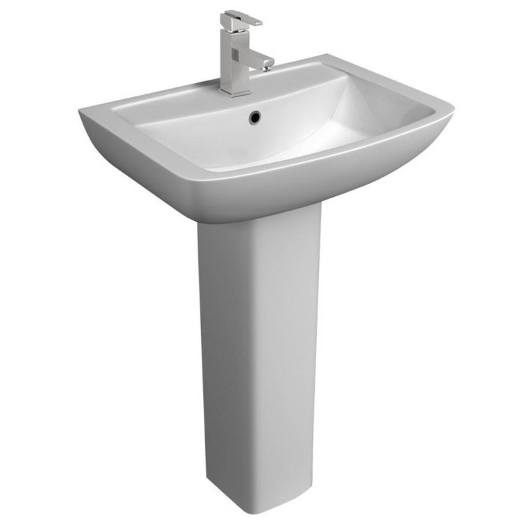 Kartell Pure 550mm Basin & Pedestal