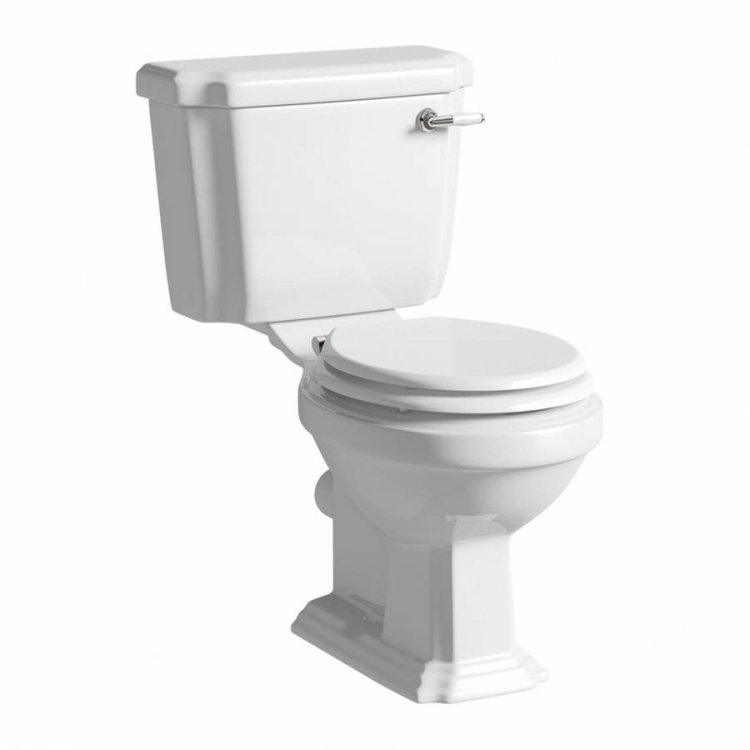 Kartell Astley Close Coupled WC Pan with Cistern & Soft Close Seat