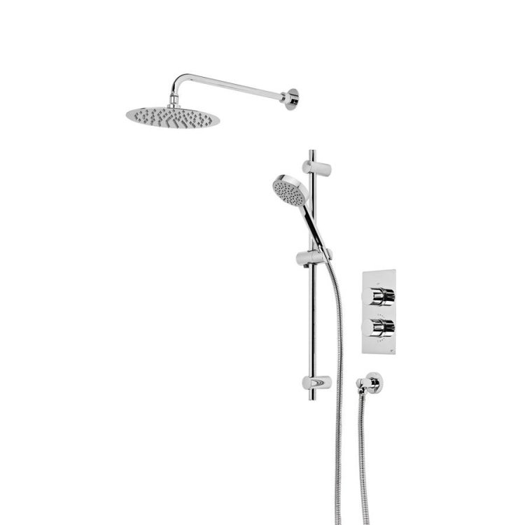 Roper Rhodes Event Round Dual Function Shower System - SVSET42