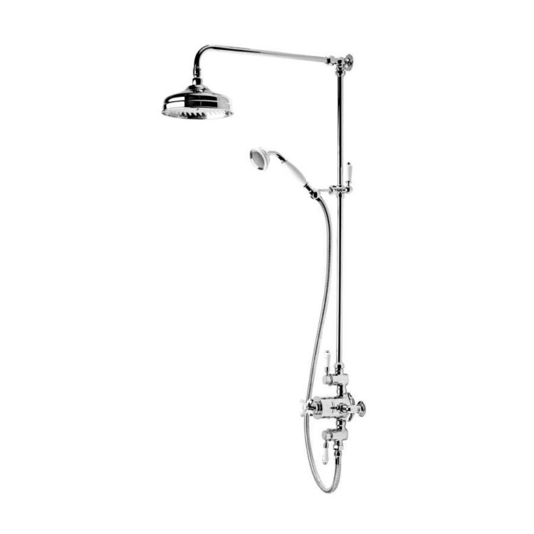 Roper Rhodes Wessex Dual Function Exposed Shower System with Fixed Head & Handset