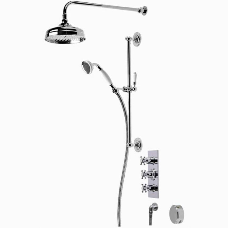 Roper Rhodes Cranborne Triple Function Concealed Shower System with Smartflow Bath Filler