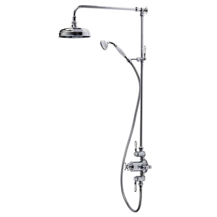 Roper Rhodes Cranborne Dual Function Exposed Shower System with Fixed Head & Shower Kit