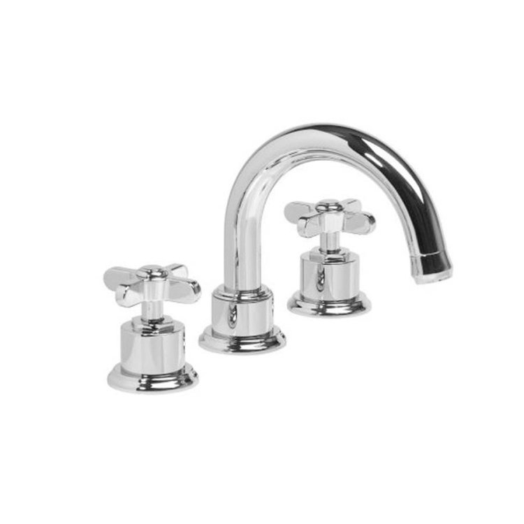 Roper Rhodes Wessex 3 Hole Basin Mixer with Click Waste