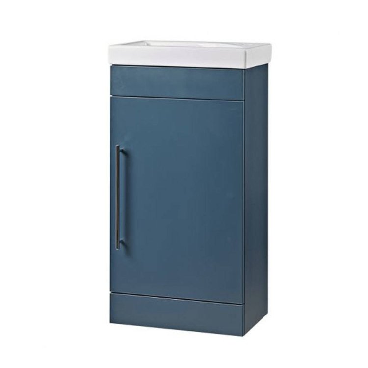 Roper Rhodes Scheme 450mm Derwent Blue Freestanding Basin Unit