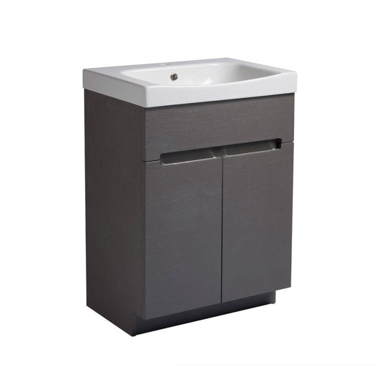 Roper Rhodes Diverge 600mm Charcoal Elm Freestanding Unit