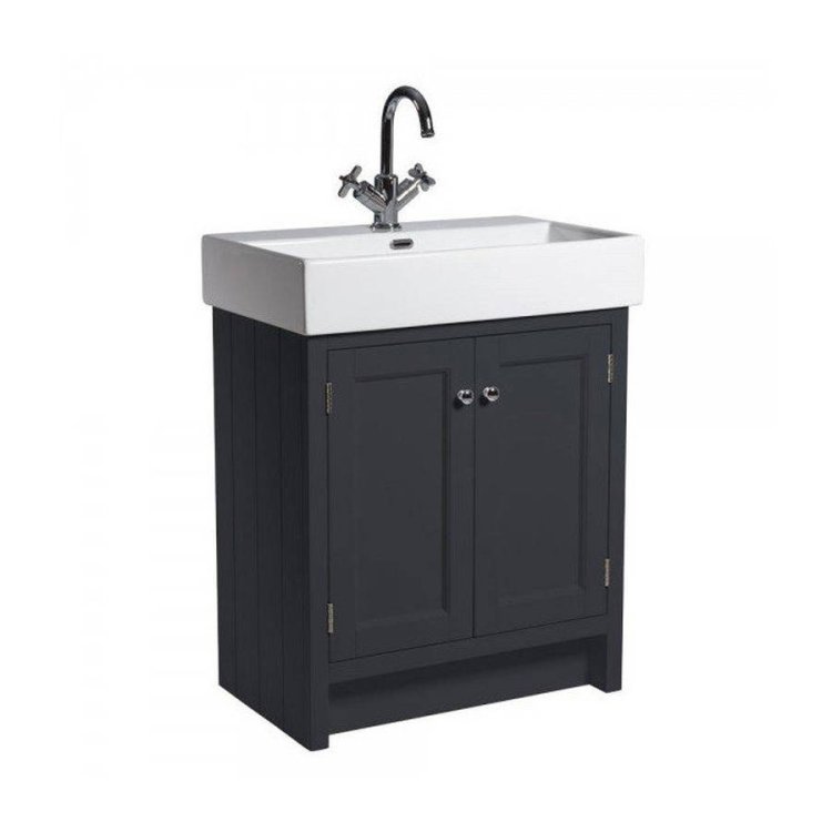 Roper Rhodes Hampton 700mm Slate Grey Freestanding Vanity Unit & Basin