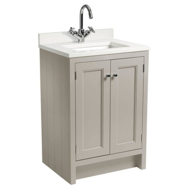 Roper Rhodes Hampton 600mm Mocha Vanity Unit with Underslung Basin