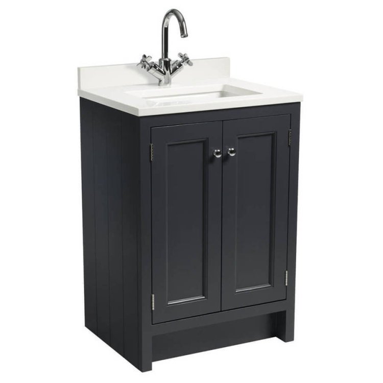 Roper Rhodes Hampton 600mm Slate Grey Vanity Unit with Underslung Basin