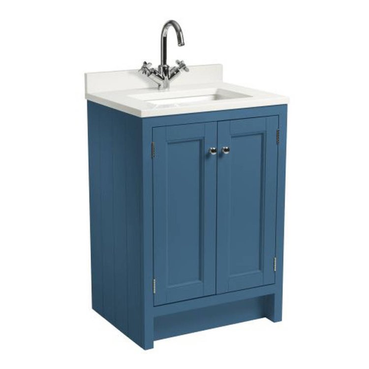 Roper Rhodes Hampton 600mm Derwent Blue Vanity Unit with Underslung Basin