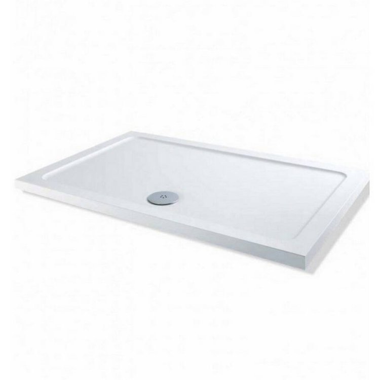 MX Elements 1200 x 800mm Rectangular Flat Top Shower Tray