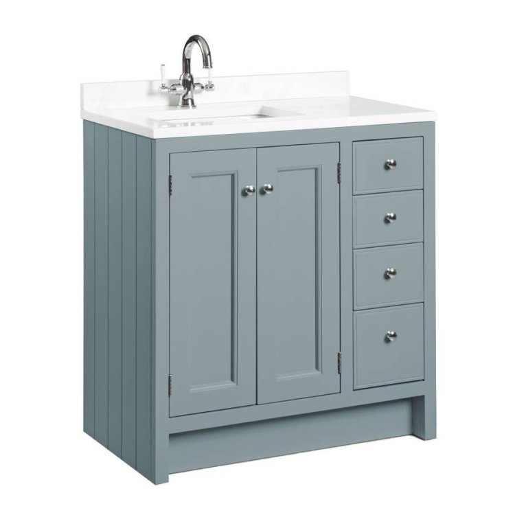 Roper Rhodes Hampton 800mm Agave Vanity Unit with Underslung Basin