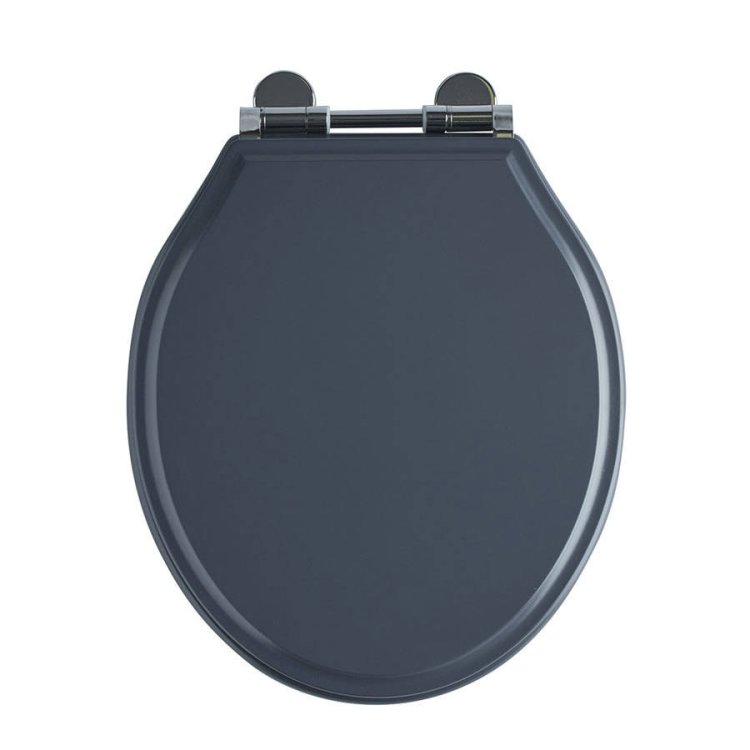 Roper Rhodes Harrow Slate Grey Soft Close Wooden Toilet Seat