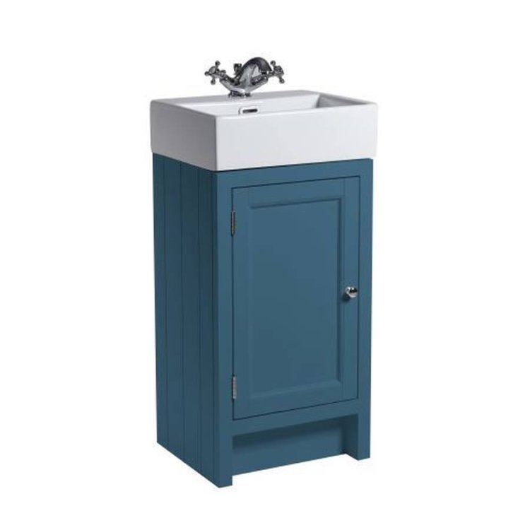 Roper Rhodes Hampton 400mm Derwent Blue Cloakroom Vanity Unit & Basin