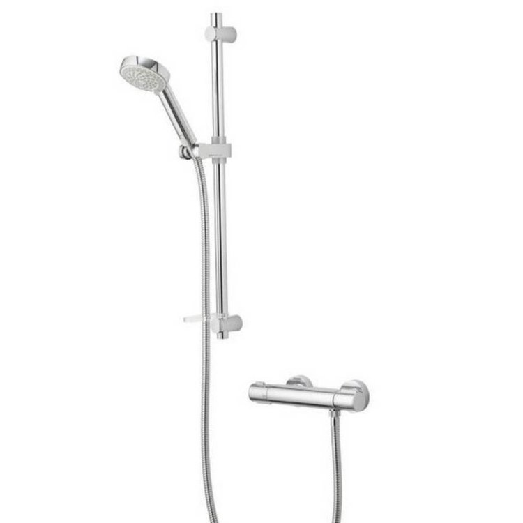 Aqualisa Midas 110 Bar Mixer Shower with Adjustable Head