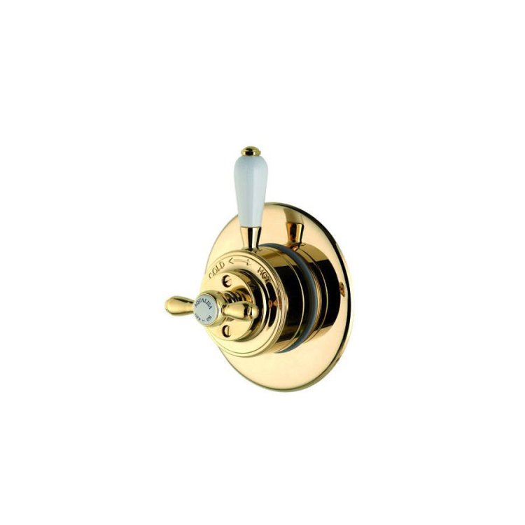 Aqualisa Aquatique Concealed Thermostatic Shower Mixer Valve - Gold