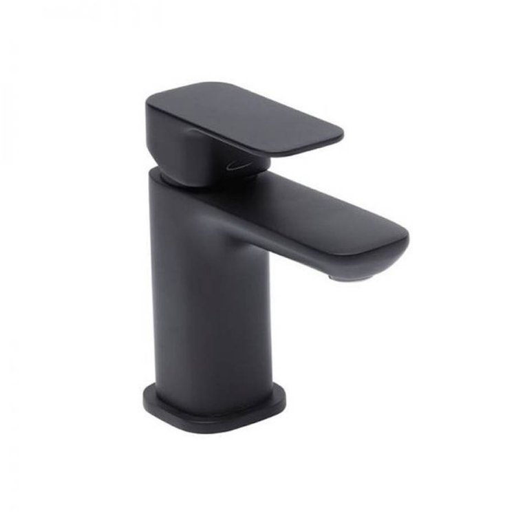 Tavistock Haze Black Basin Mixer with Click Waste-1