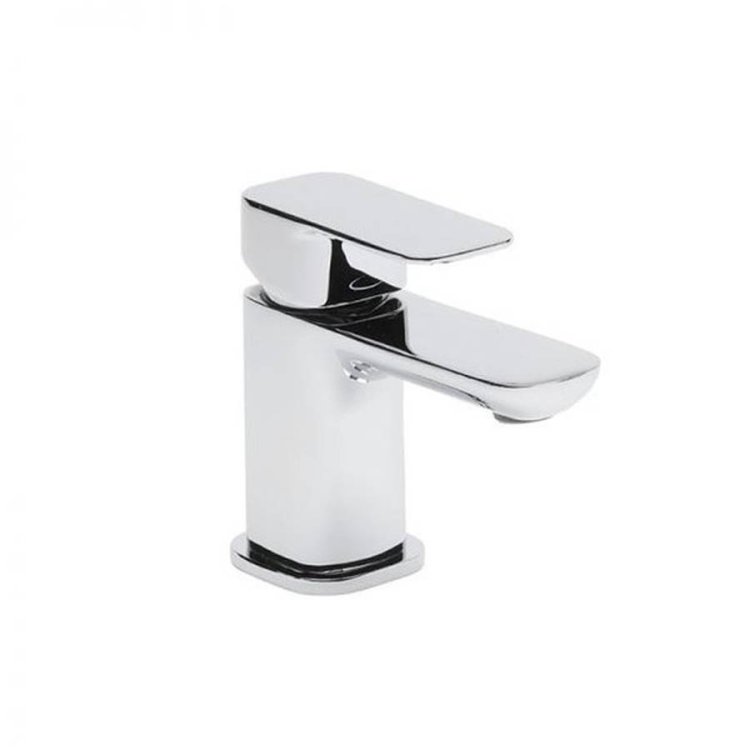 Tavistock Haze Chrome Mini Basin Mixer with Click Waste