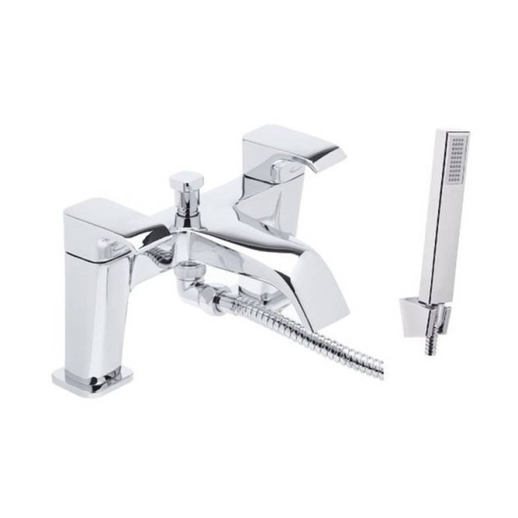 Tavistock Adapt Chrome Bath Shower Mixer & Handset