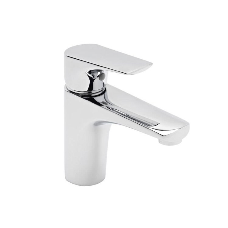 Tavistock Strike Chrome Basin Mixer with Click Waste