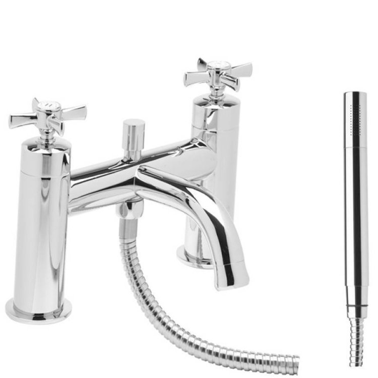 Tavistock Cheltenham Chrome Bath Shower Mixer & Handset