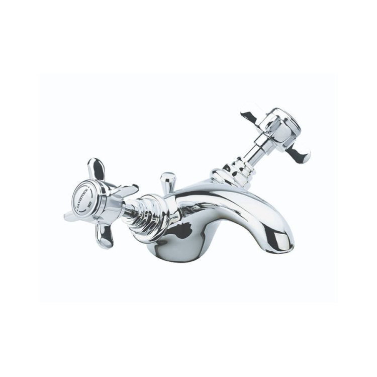 Tavistock Varsity Chrome Basin Mixer with Pop Up Waste