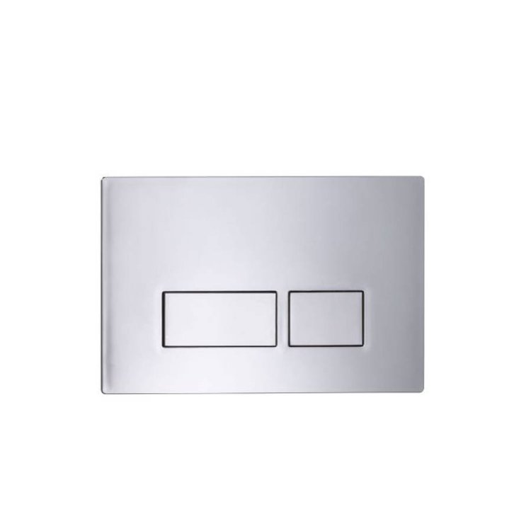 Tavistock Square Flush Plate - Chrome