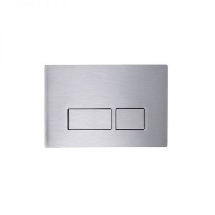 Tavistock Square Flush Plate - Stainless Steel