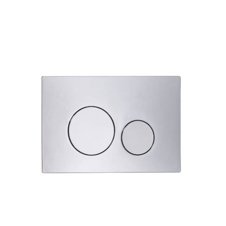 Tavistock Circles Flush Plate - Chrome