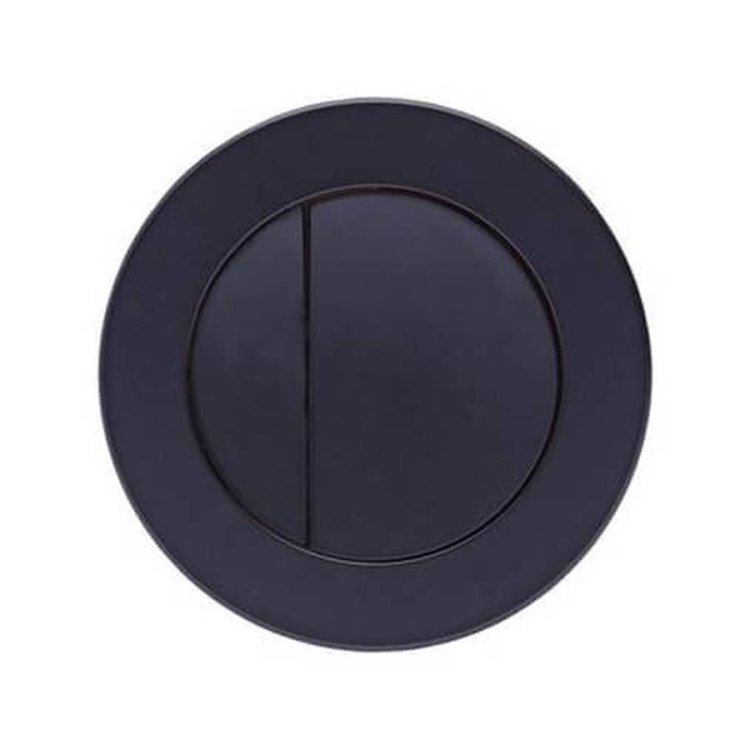 Tavistock Round Flush Button - Black