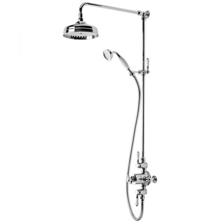 Tavistock Varsity Thermostatic Exposed Dual Function Shower Valve with Shower Head & Handset