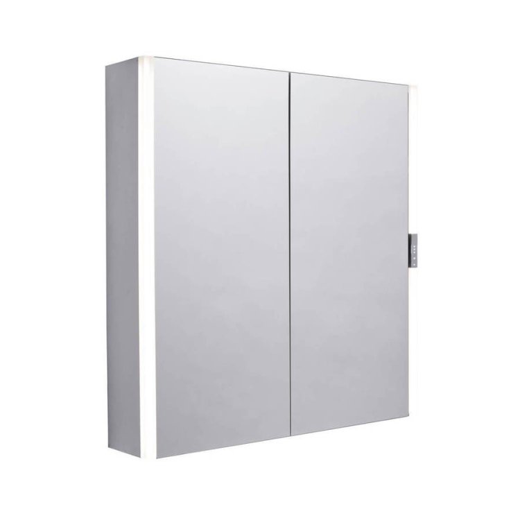 Tavistock Slide 650mm Double Door Illuminated Cabinet