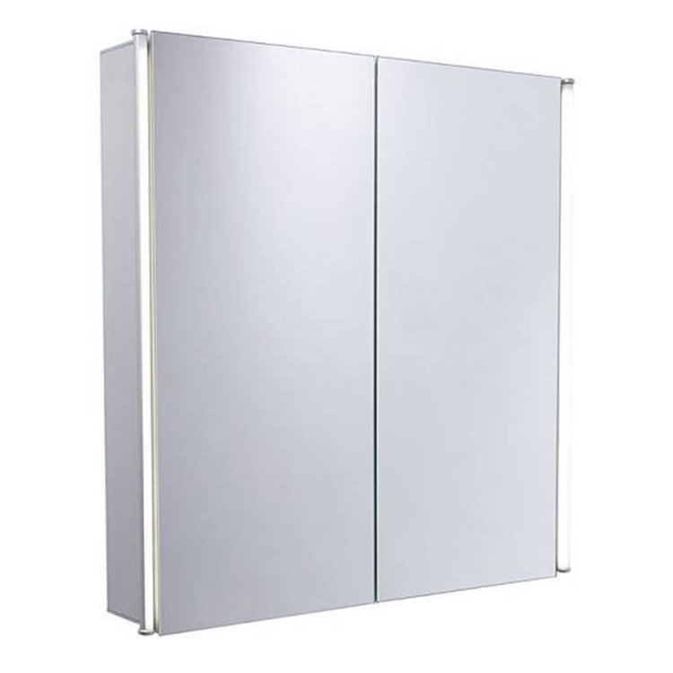 Tavistock Sleek 650mm Double Door LED Illuminated Cabinet-1