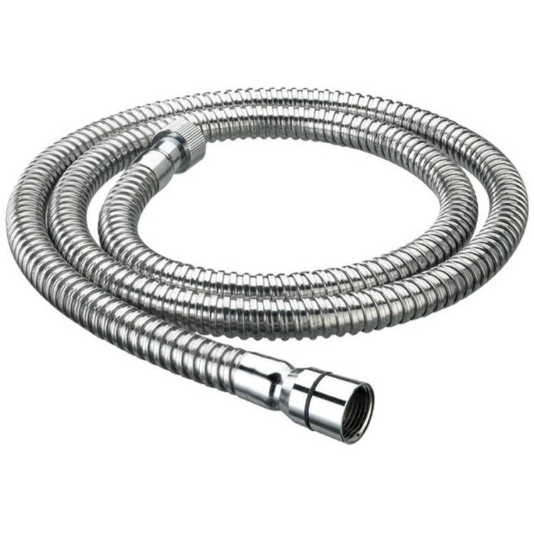 Bristan 2m Cone to Nut Stainless Steel Shower Hose - 8mm Bore