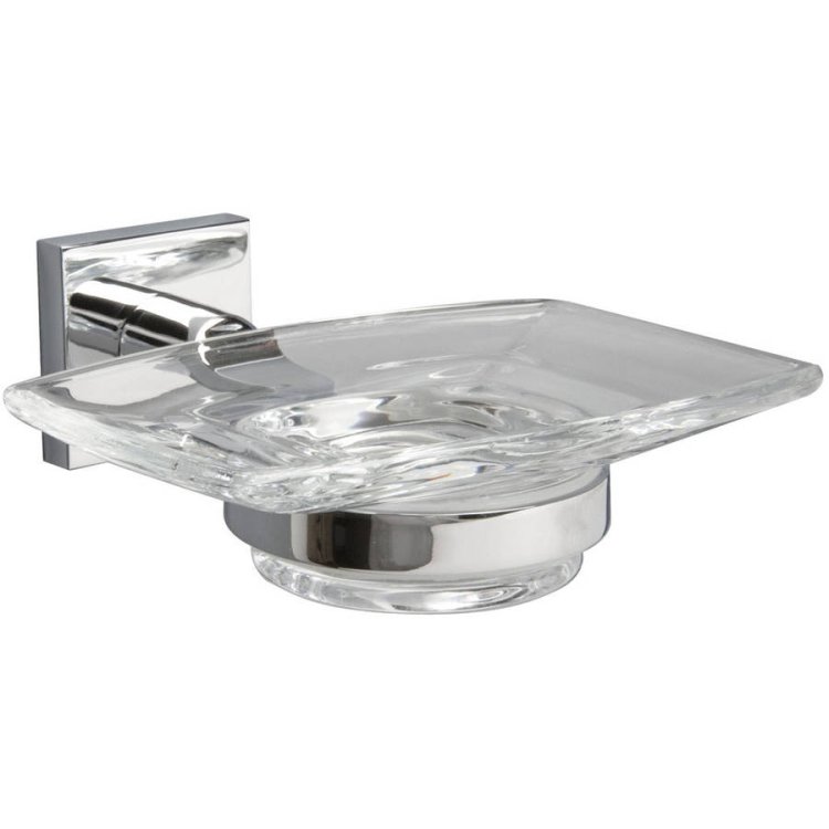 Miller Atlanta Soap Dish & Chrome Holder