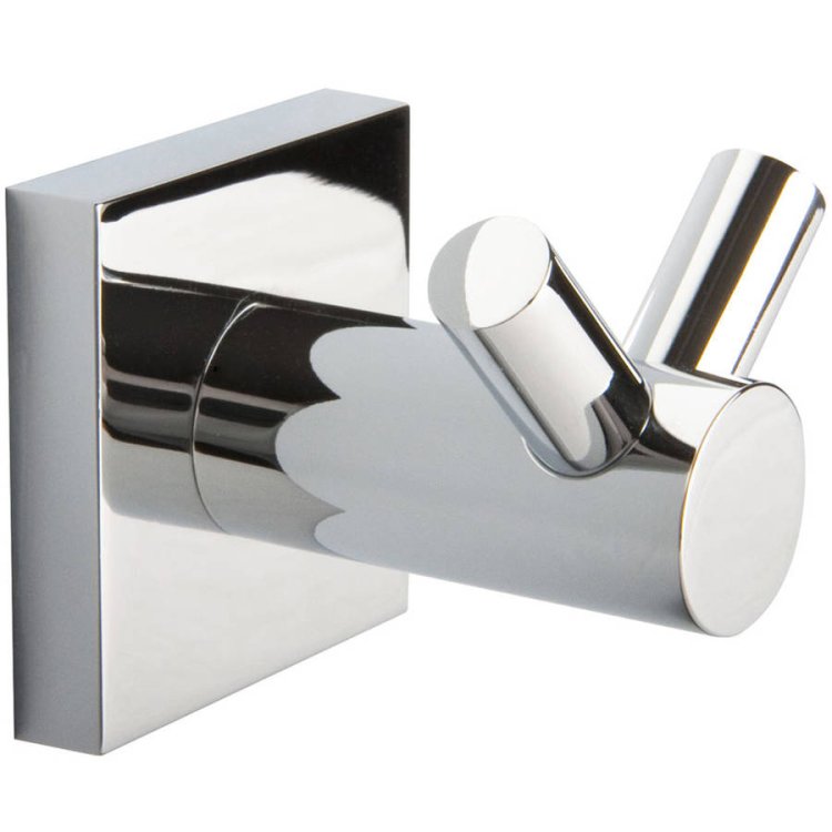 Miller Atlanta Chrome Double Mini Robe Hook