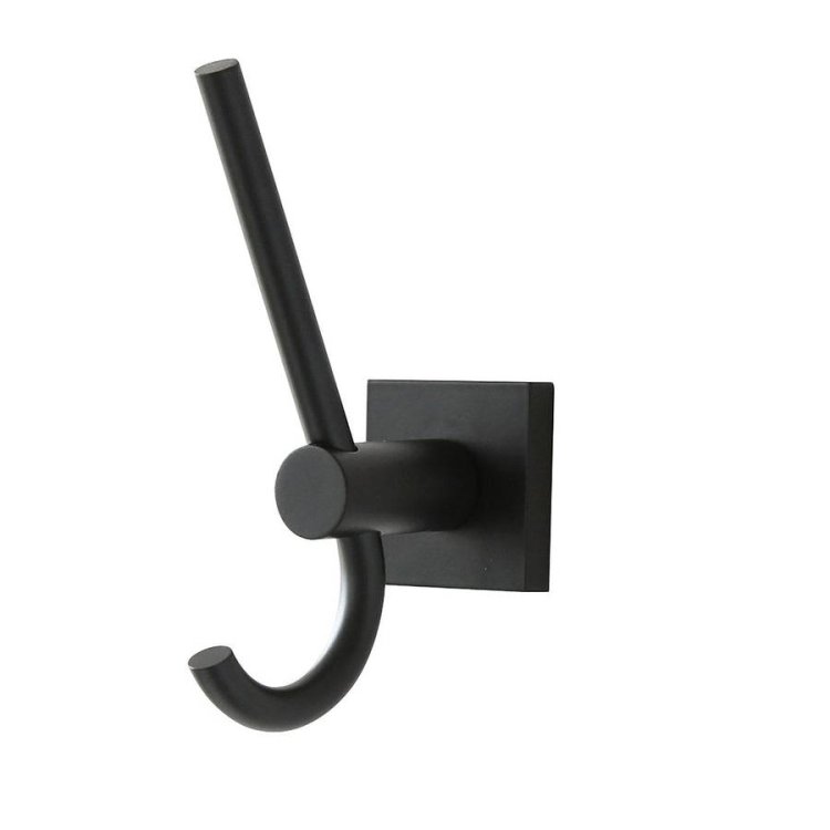 Miller Atlanta Matt Black Double Robe Hook