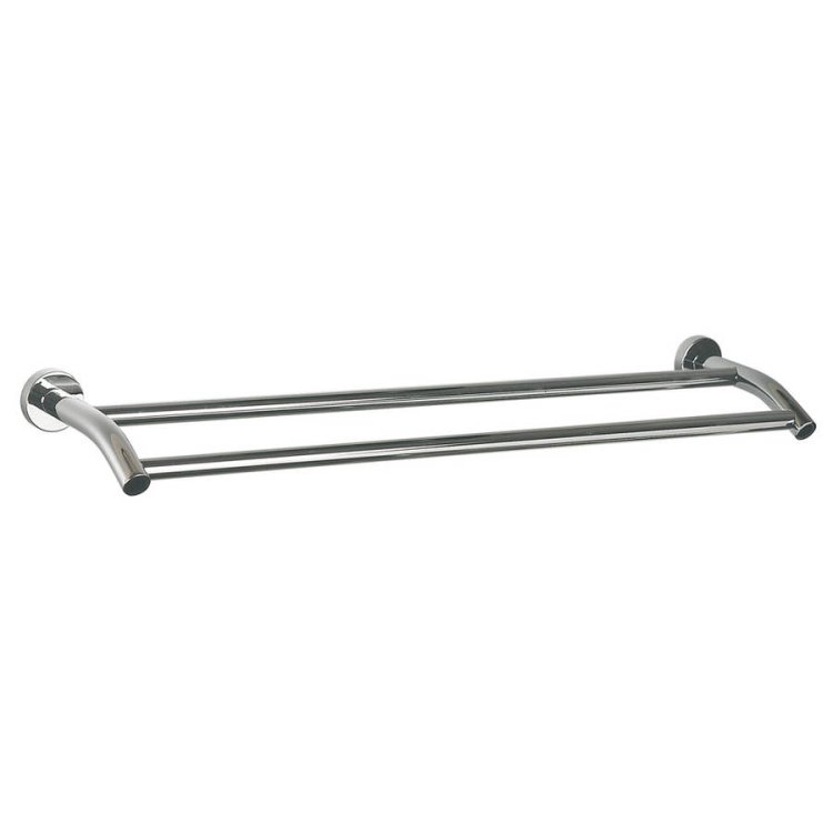 Miller Boston 600mm Chrome Double Towel Rail