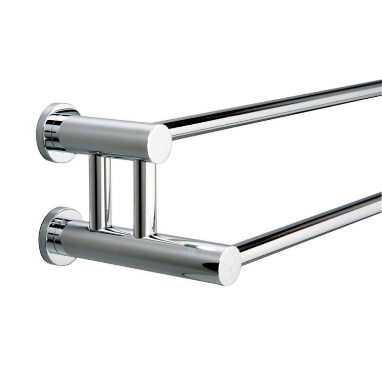 Miller Montana 650mm Chrome Double Towel Rail