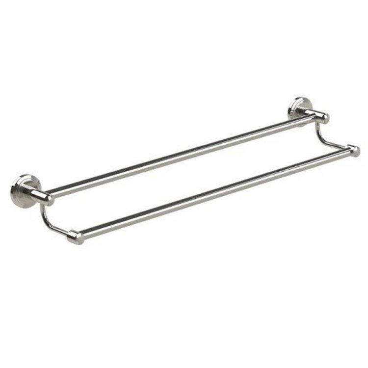 Miller Oslo 655mm Polished Nickel Double Towel Rail