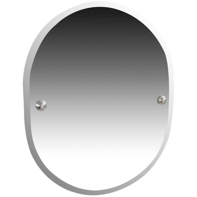 Miller Richmond 410 x 500mm Oval Mirror with Bevelled Edge