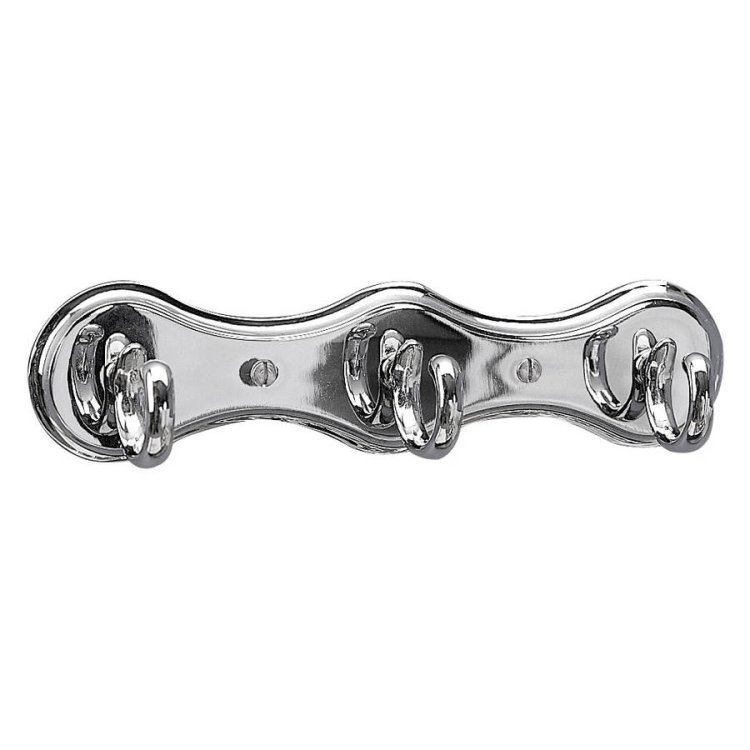 Miller Stockholm Chrome Treble Robe Hook