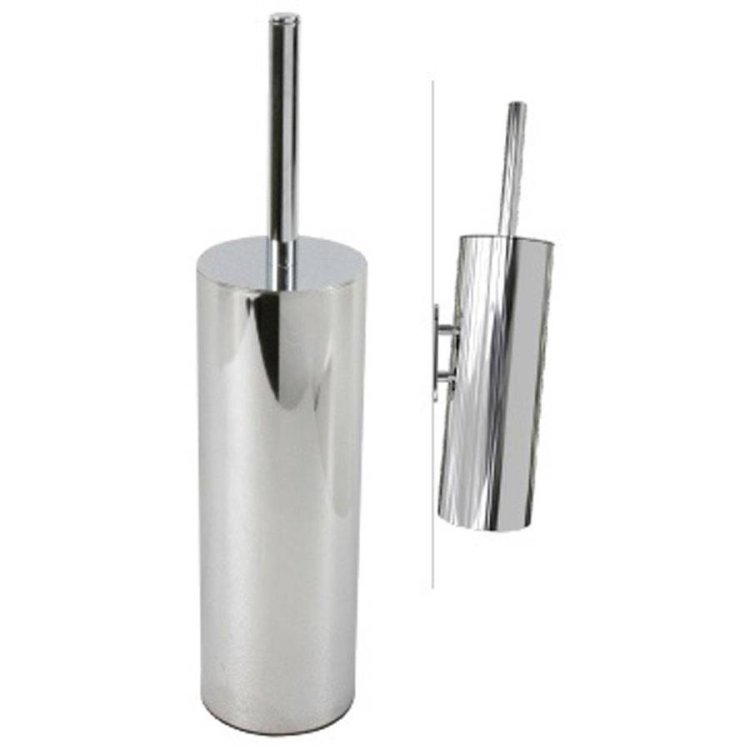 Miller Classic Chrome Toilet Brush Set with Spare Brush Head