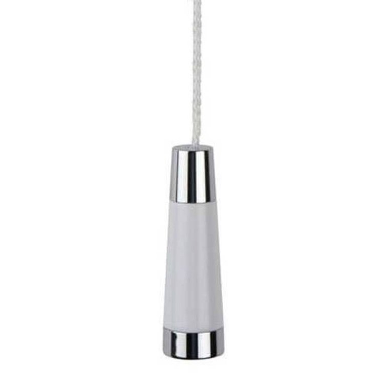 Miller Classic Conical Light Pull - Chrome & White